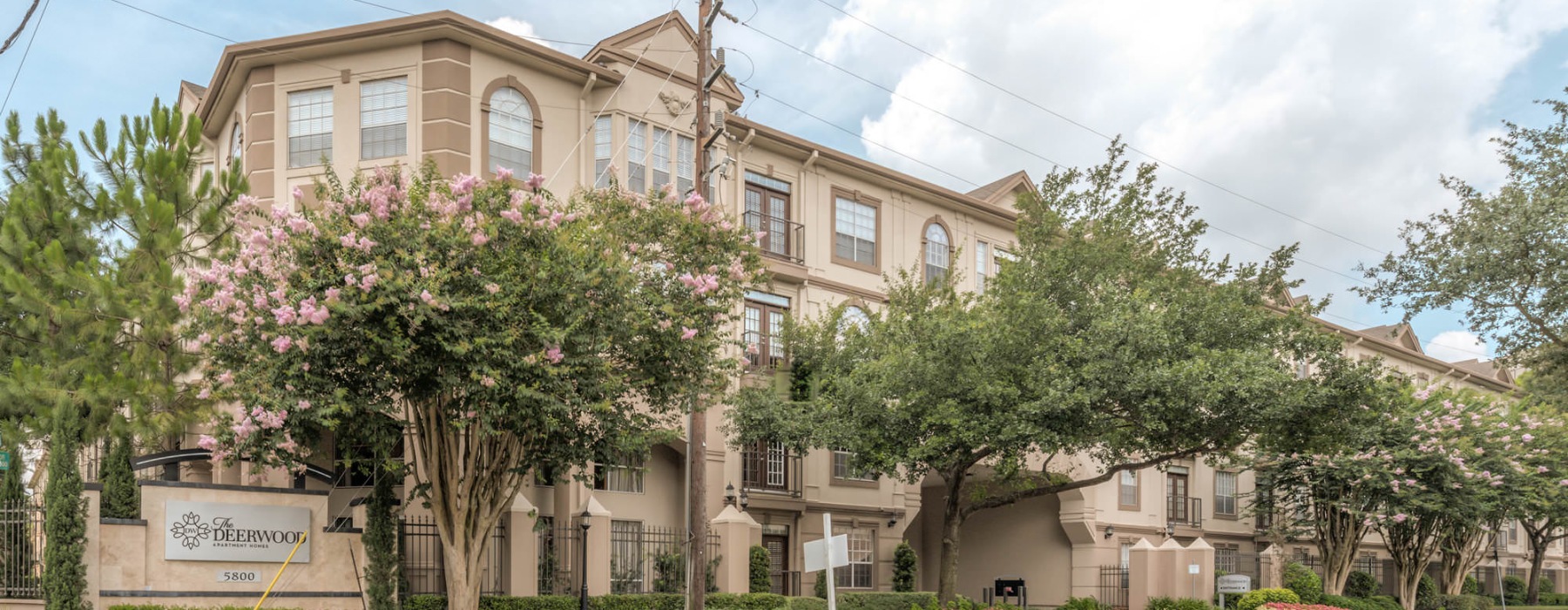 street view of The Deerwood Apartments